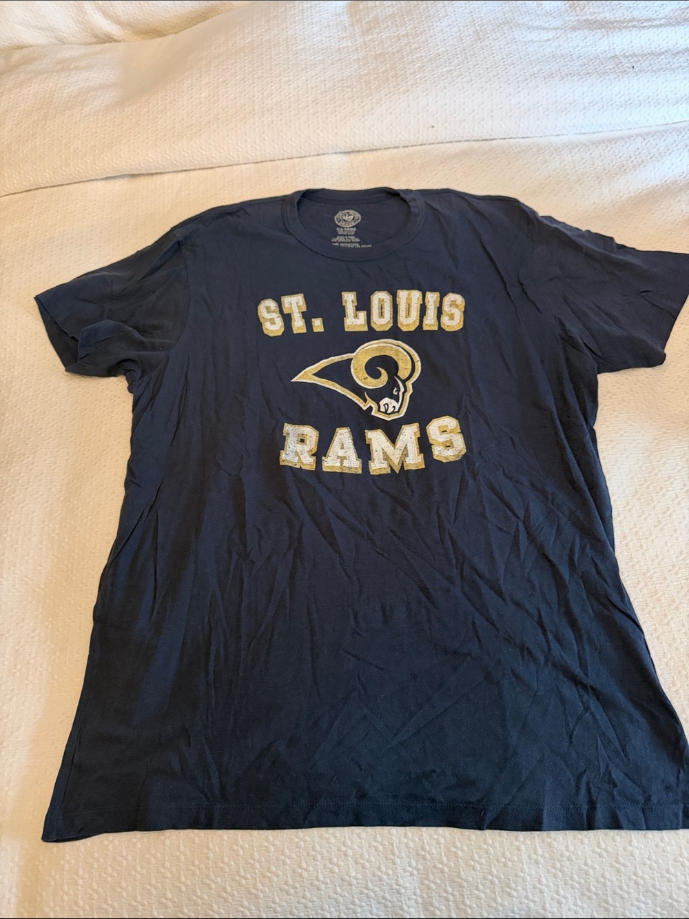 St. Louis Rams Navy Short Sleeve Graphic Tee